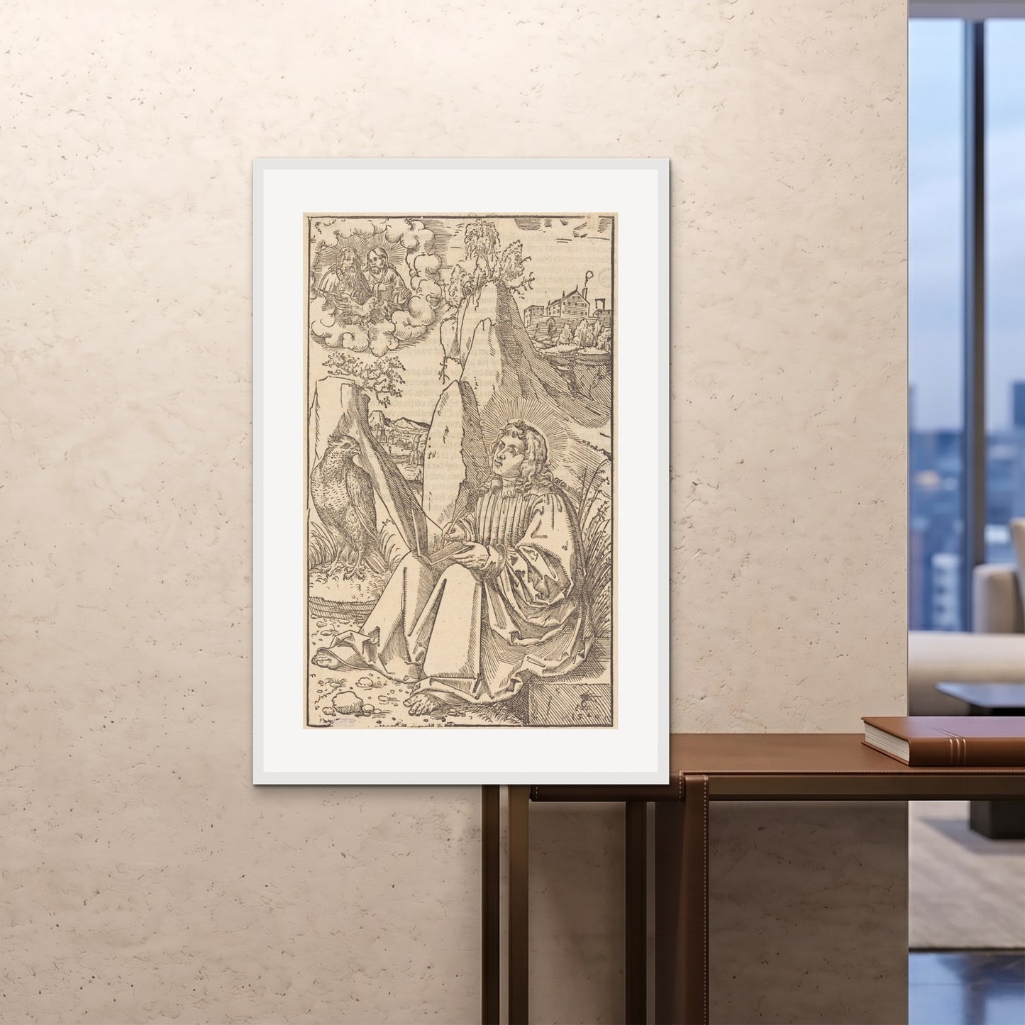 Orlonzo - FRAMED PRINT WHITE 80120cm3248 ROOM