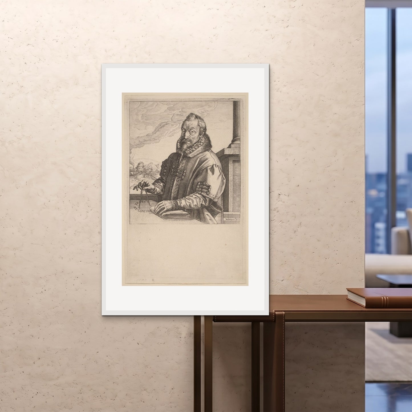 Orlonzo - FRAMED PRINT WHITE 80120cm3248 ROOM