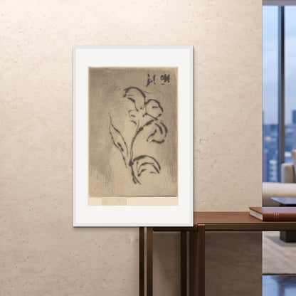 Orlonzo - FRAMED PRINT WHITE 80120cm3248 ROOM