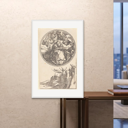 Orlonzo - FRAMED PRINT WHITE 80120cm3248 ROOM