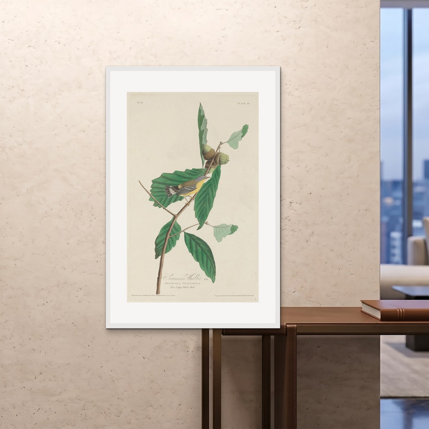 Orlonzo - FRAMED PRINT WHITE 80120cm3248 ROOM