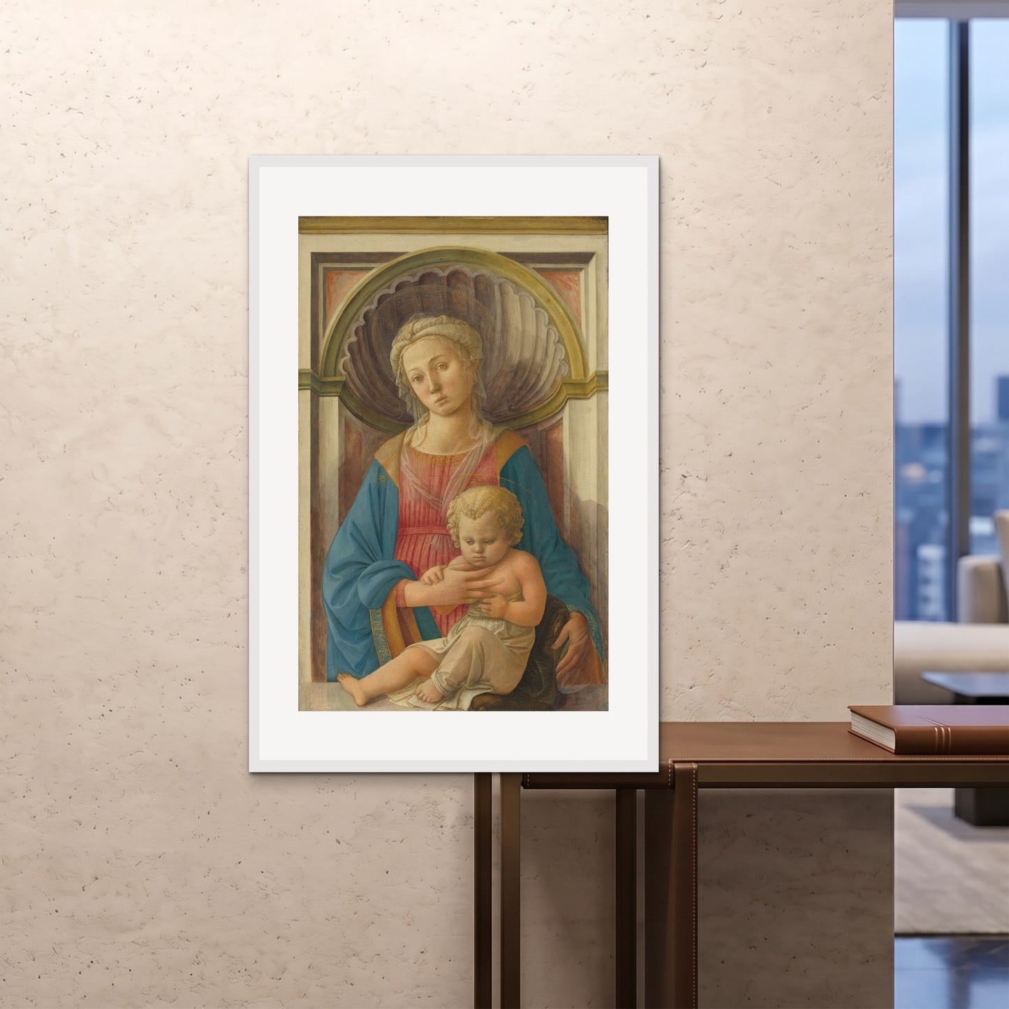 Orlonzo - FRAMED PRINT WHITE 80120cm3248 ROOM