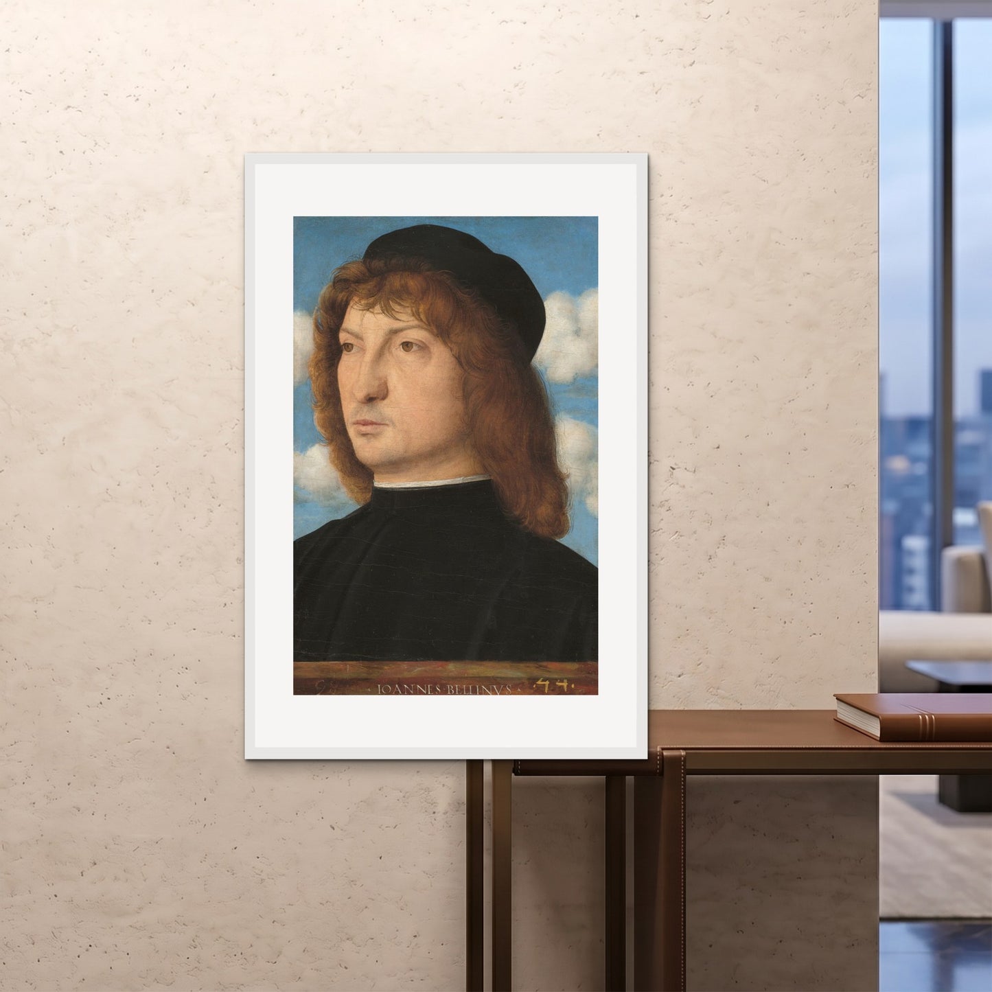 Orlonzo - FRAMED PRINT WHITE 80120cm3248 ROOM