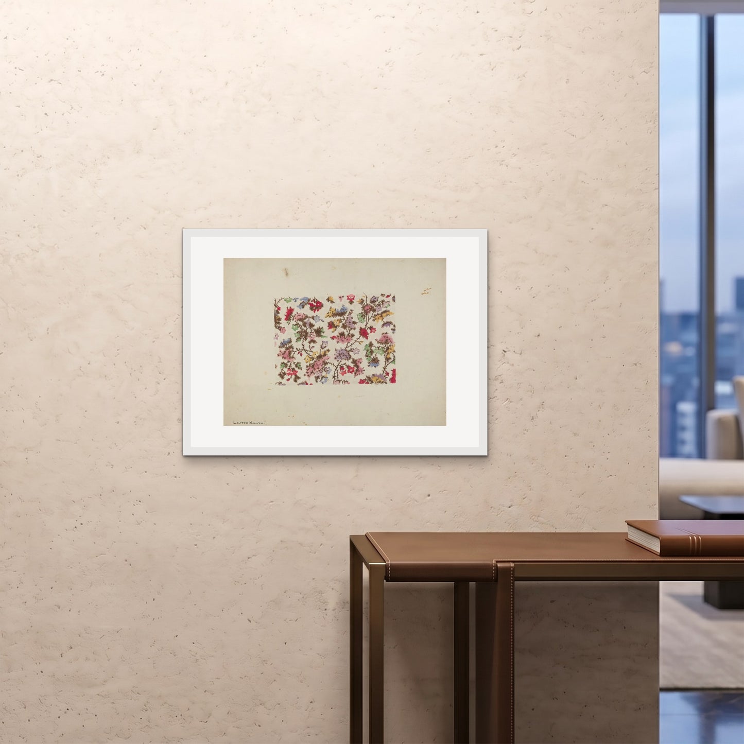 Orlonzo - FRAMED PRINT WHITE 8060cm3224 ROOM
