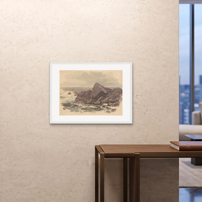 Orlonzo - FRAMED PRINT WHITE 8060cm3224 ROOM
