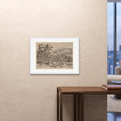 Orlonzo - FRAMED PRINT WHITE 8060cm3224 ROOM