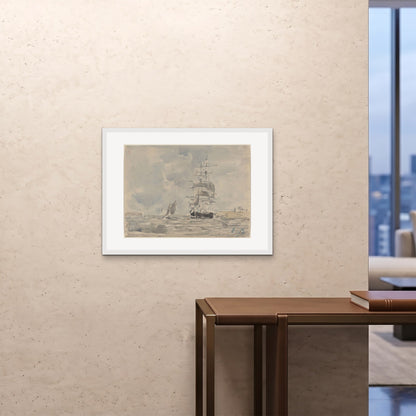 Orlonzo - FRAMED PRINT WHITE 8060cm3224 ROOM