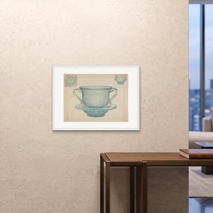 Orlonzo - FRAMED PRINT WHITE 8060cm3224 ROOM
