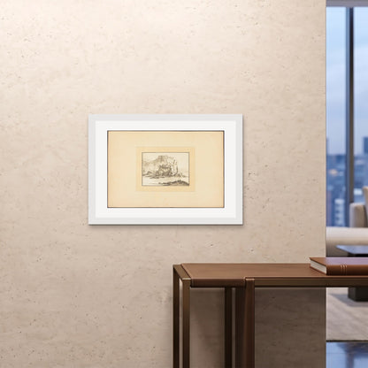 Orlonzo - FRAMED PRINT WHITE 841594cm3323 ROOM