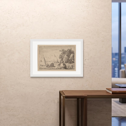 Orlonzo - FRAMED PRINT WHITE 841594cm3323 ROOM