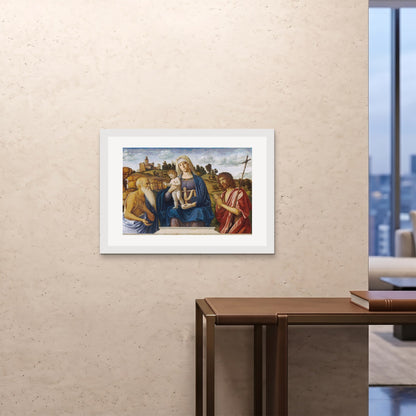 Orlonzo - FRAMED PRINT WHITE 841594cm3323 ROOM