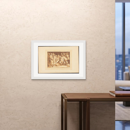 Orlonzo - FRAMED PRINT WHITE 841594cm3323 ROOM