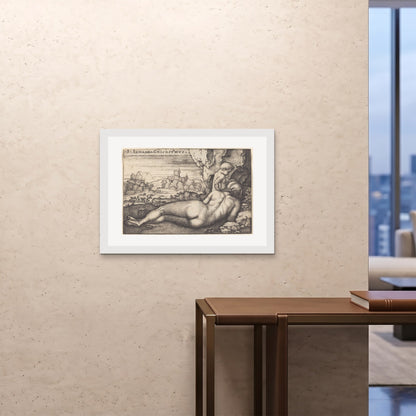 Orlonzo - FRAMED PRINT WHITE 841594cm3323 ROOM