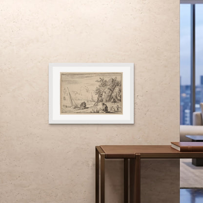 Orlonzo - FRAMED PRINT WHITE 841594cm3323 ROOM