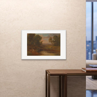Orlonzo - FRAMED PRINT WHITE 9060cm3624 ROOM