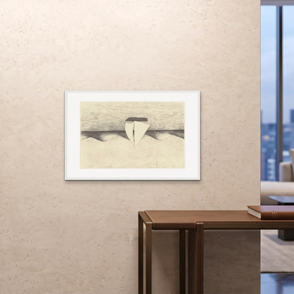 Orlonzo - FRAMED PRINT WHITE 9060cm3624 ROOM
