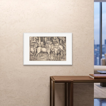 Orlonzo - FRAMED PRINT WHITE 9060cm3624 ROOM