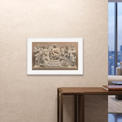 Orlonzo - FRAMED PRINT WHITE 9060cm3624 ROOM