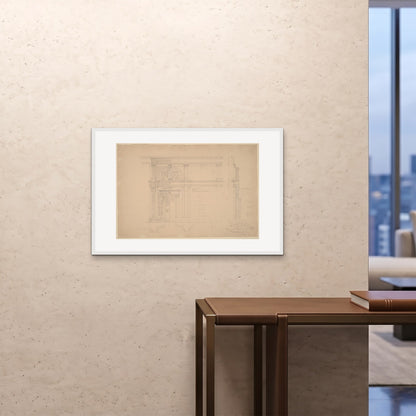 Orlonzo - FRAMED PRINT WHITE 9060cm3624 ROOM