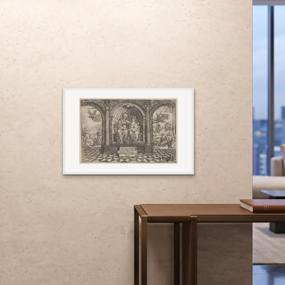 Orlonzo - FRAMED PRINT WHITE 9060cm3624 ROOM
