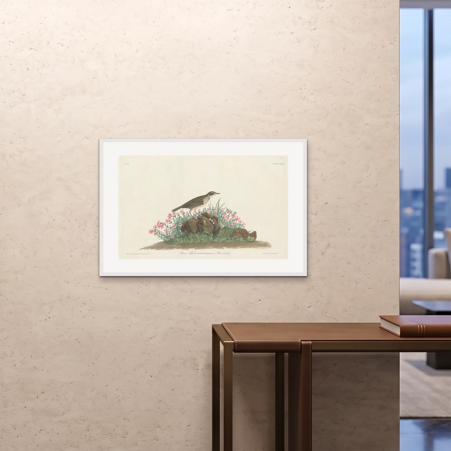 Orlonzo - FRAMED PRINT WHITE 9060cm3624 ROOM
