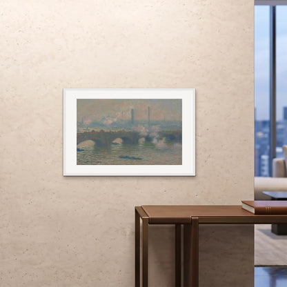 Orlonzo - FRAMED PRINT WHITE 9060cm3624 ROOM