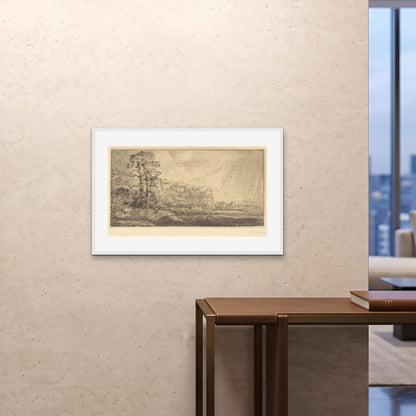 Orlonzo - FRAMED PRINT WHITE 9060cm3624 ROOM
