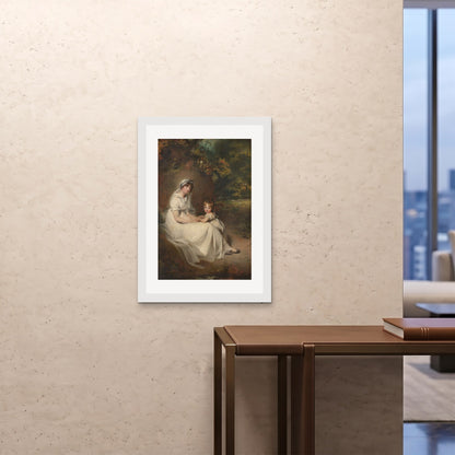 Orlonzo - FRAMED PRINT WHITE A1594x841cm ROOM