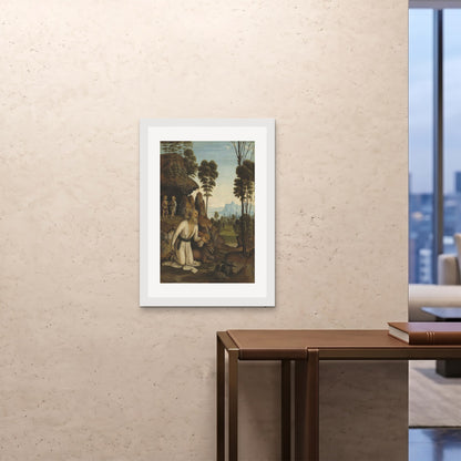 Orlonzo - FRAMED PRINT WHITE A1594x841cm ROOM