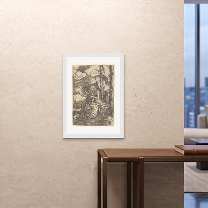 Orlonzo - FRAMED PRINT WHITE A1594x841cm ROOM