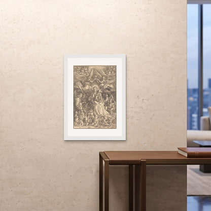 Orlonzo - FRAMED PRINT WHITE A1594x841cm ROOM
