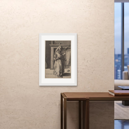 Orlonzo - FRAMED PRINT WHITE A1594x841cm ROOM