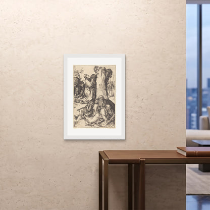 Orlonzo - FRAMED PRINT WHITE A1594x841cm ROOM