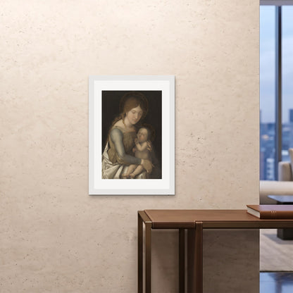 Orlonzo - FRAMED PRINT WHITE A1594x841cm ROOM