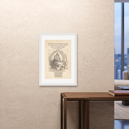 Orlonzo - FRAMED PRINT WHITE A1594x841cm ROOM