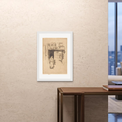 Orlonzo - FRAMED PRINT WHITE A1594x841cm ROOM