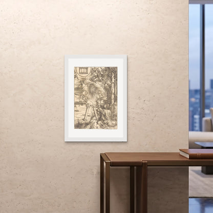 Orlonzo - FRAMED PRINT WHITE A1594x841cm ROOM
