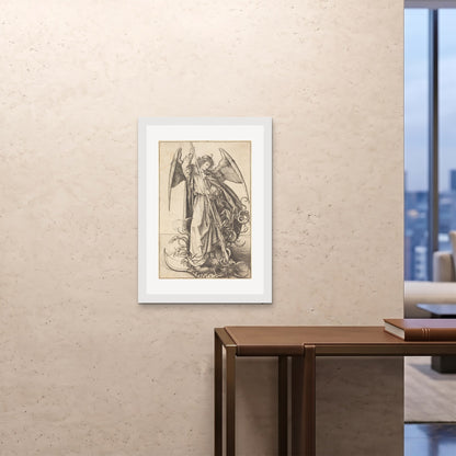 Orlonzo - FRAMED PRINT WHITE A1594x841cm ROOM