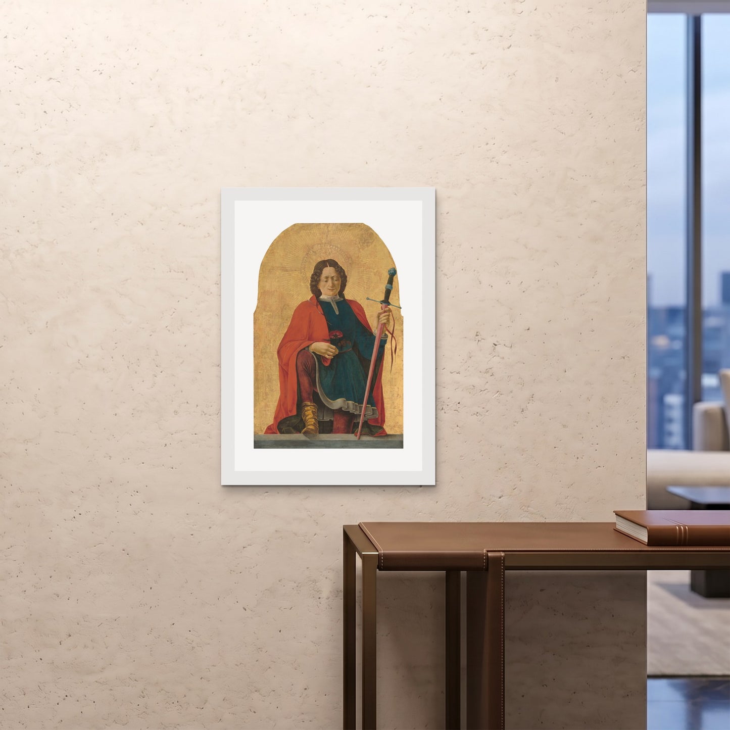 Orlonzo - FRAMED PRINT WHITE A1594x841cm ROOM