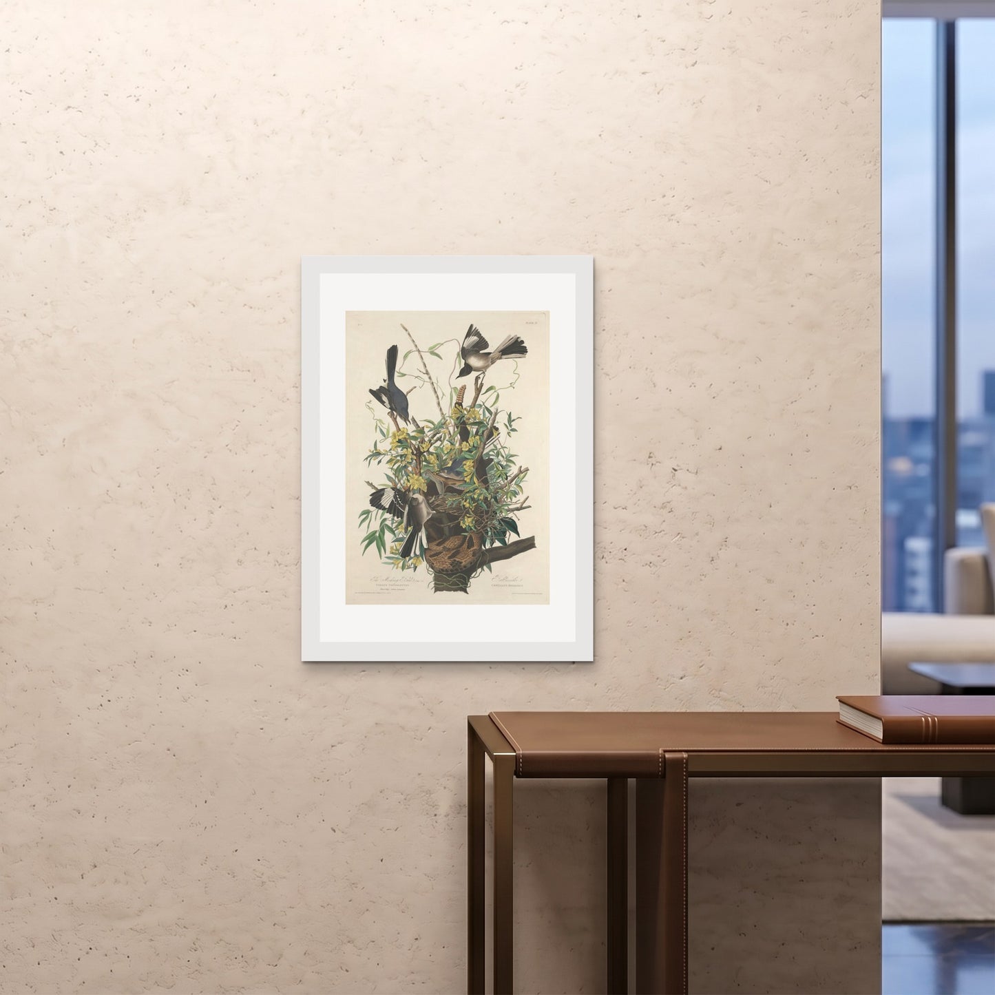 Orlonzo - FRAMED PRINT WHITE A1594x841cm ROOM