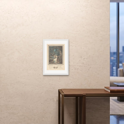 Orlonzo - FRAMED PRINT WHITE A242x594cm ROOM