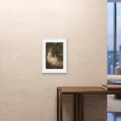 Orlonzo - FRAMED PRINT WHITE A242x594cm ROOM