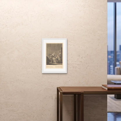 Orlonzo - FRAMED PRINT WHITE A242x594cm ROOM