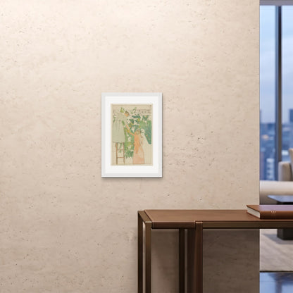 Orlonzo - FRAMED PRINT WHITE A242x594cm ROOM