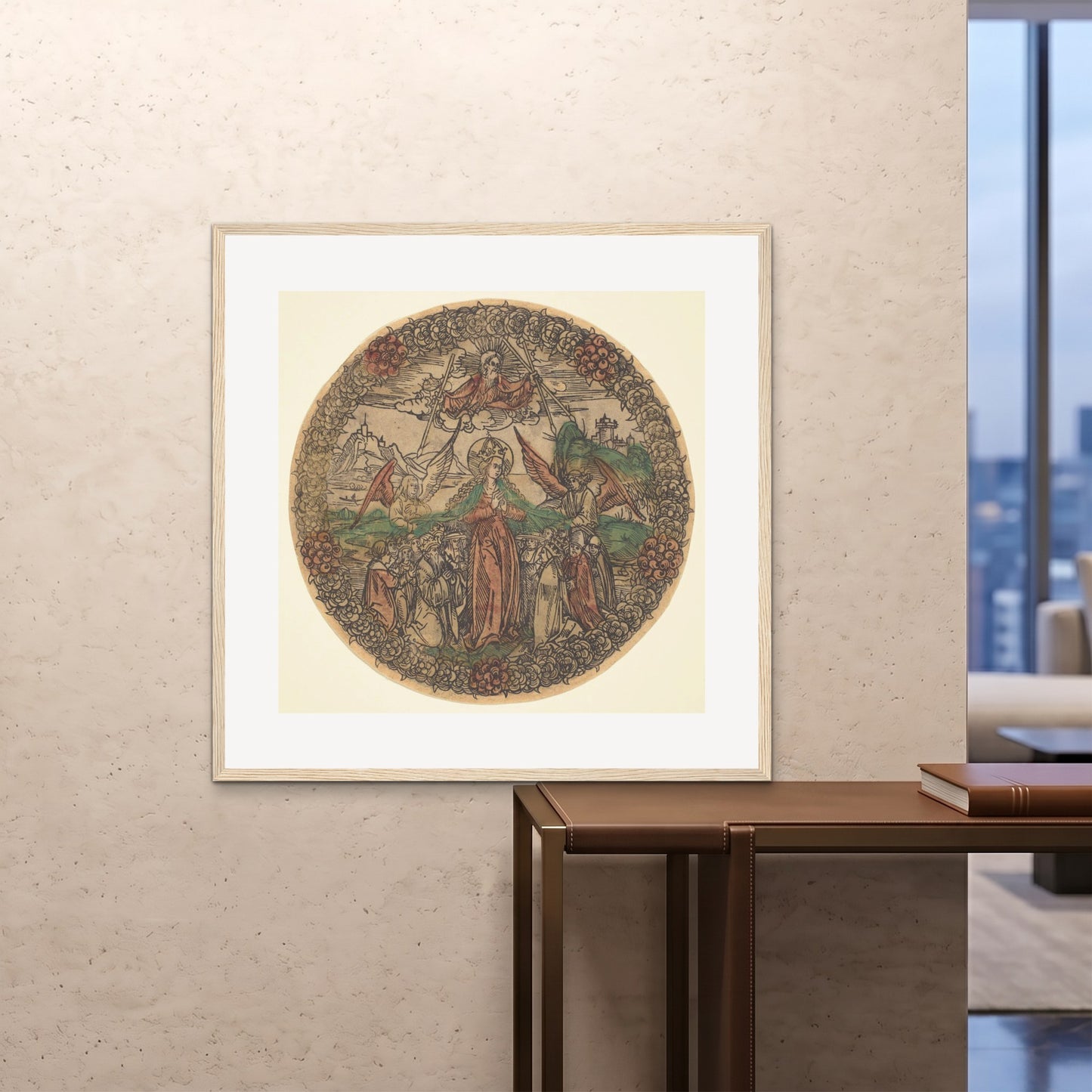 Orlonzo - FRAMED PRINT WOOD 100100cm4040 ROOM