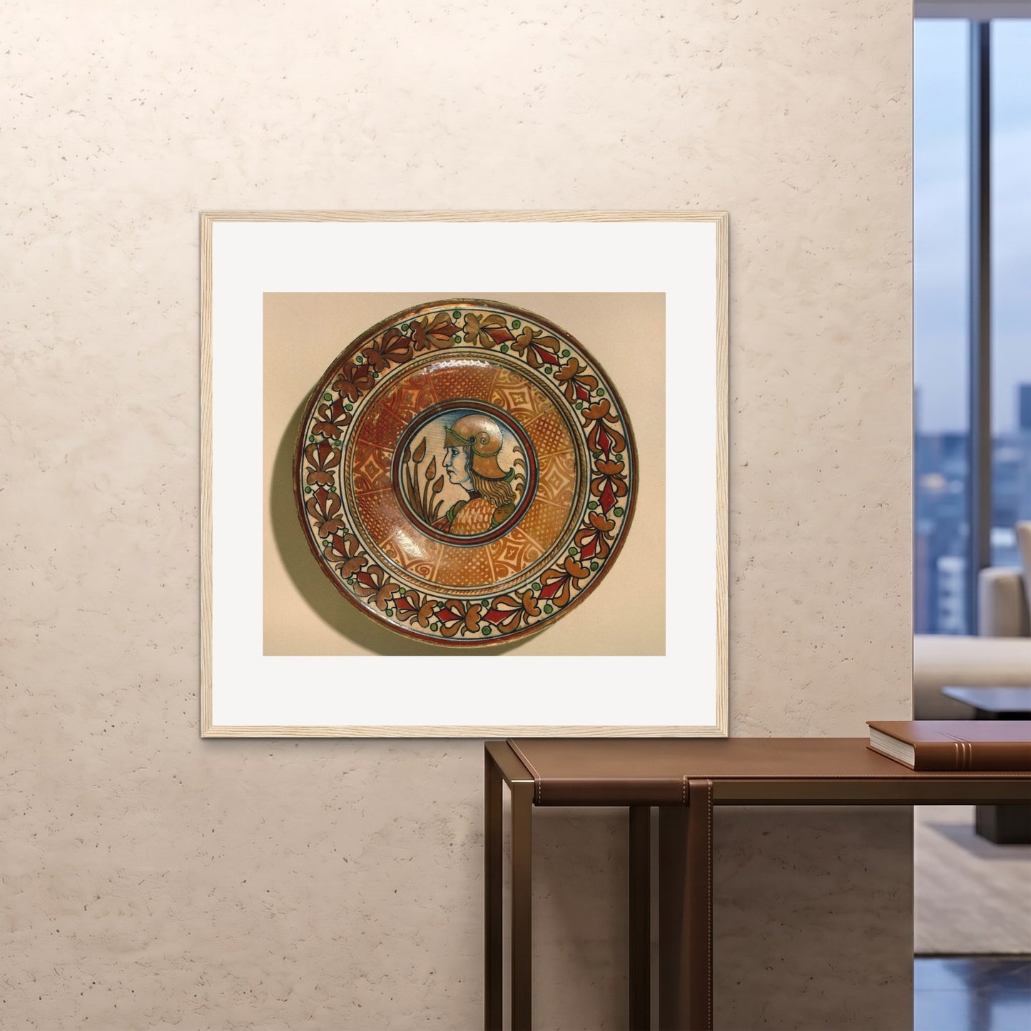 Orlonzo - FRAMED PRINT WOOD 100100cm4040 ROOM