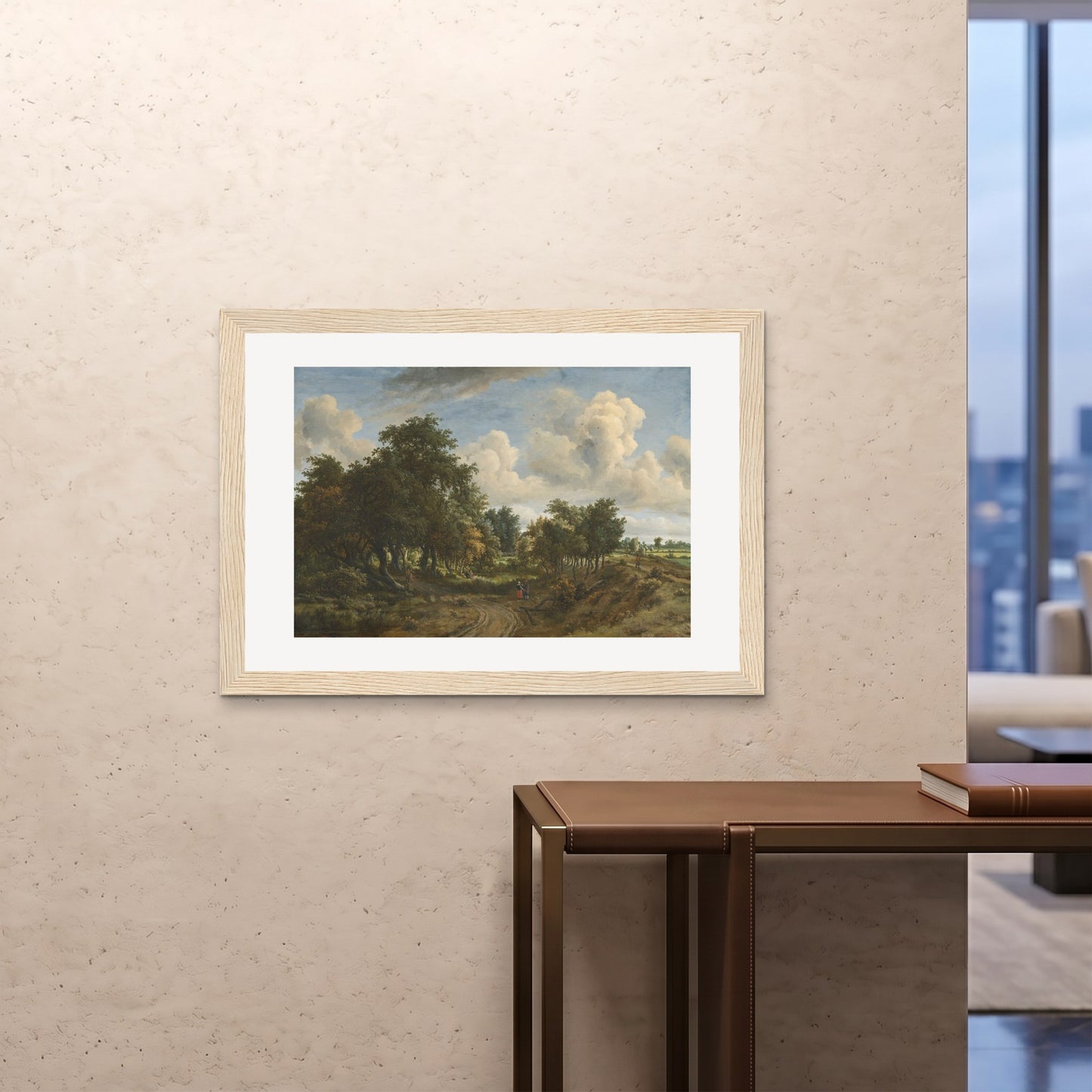 Orlonzo - FRAMED PRINT WOOD 10070cm4028 ROOM