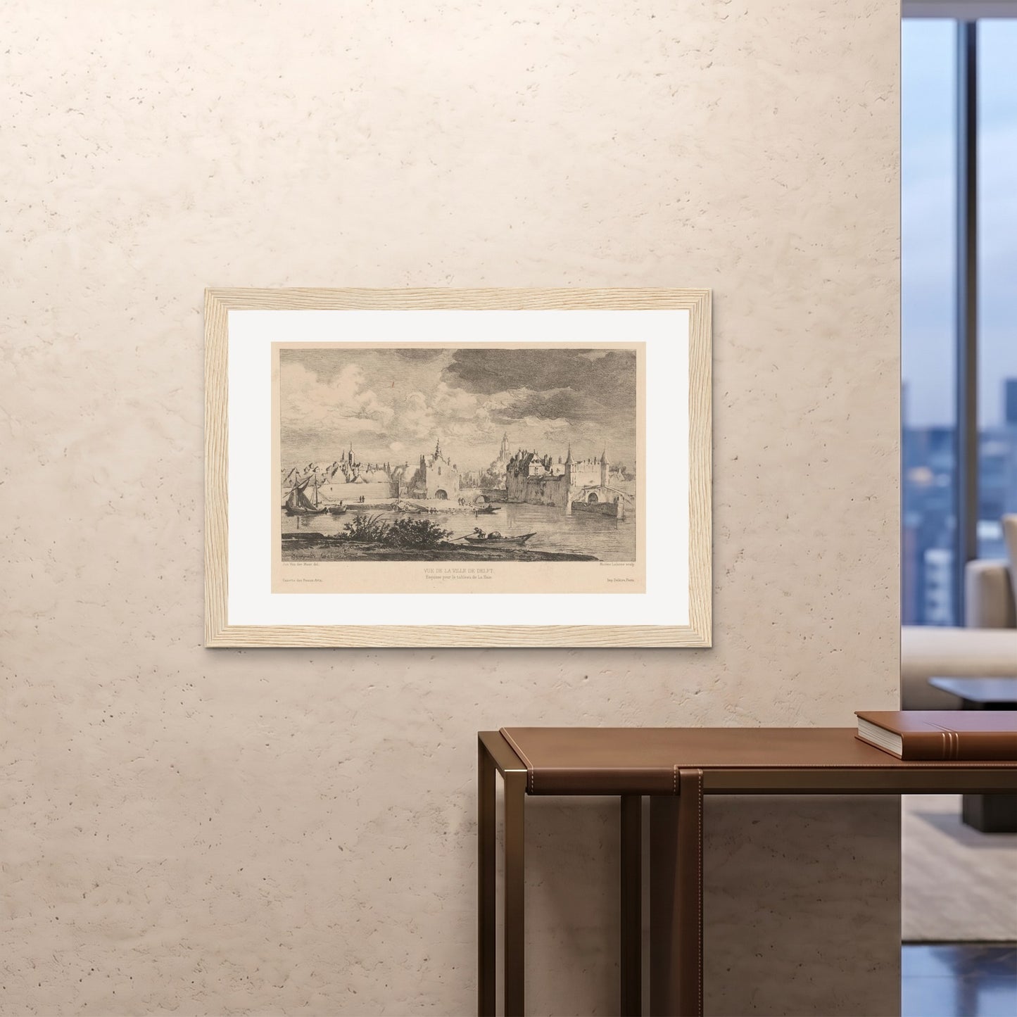 Orlonzo - FRAMED PRINT WOOD 10070cm4028 ROOM