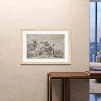 Orlonzo - FRAMED PRINT WOOD 10070cm4028 ROOM