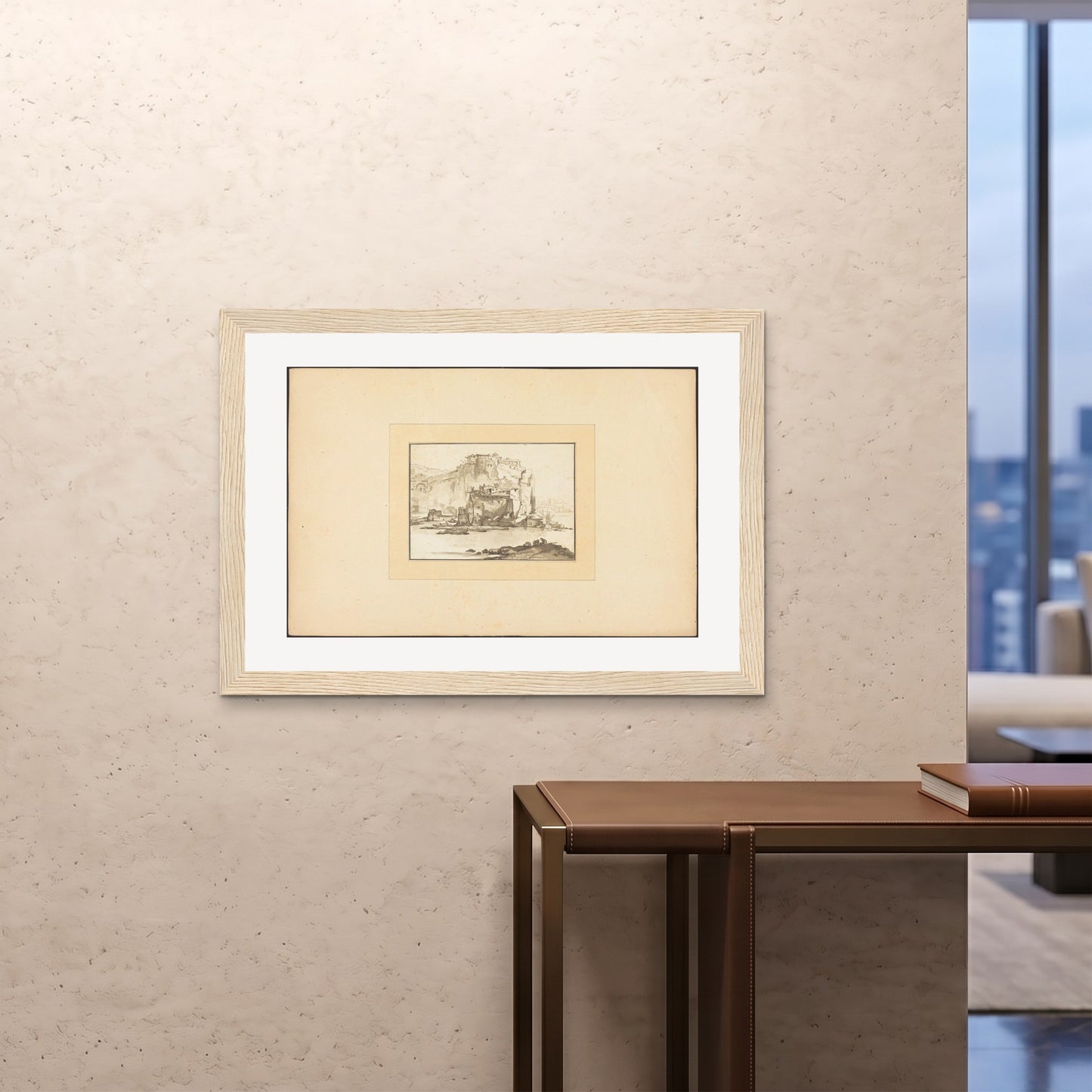 Orlonzo - FRAMED PRINT WOOD 10070cm4028 ROOM